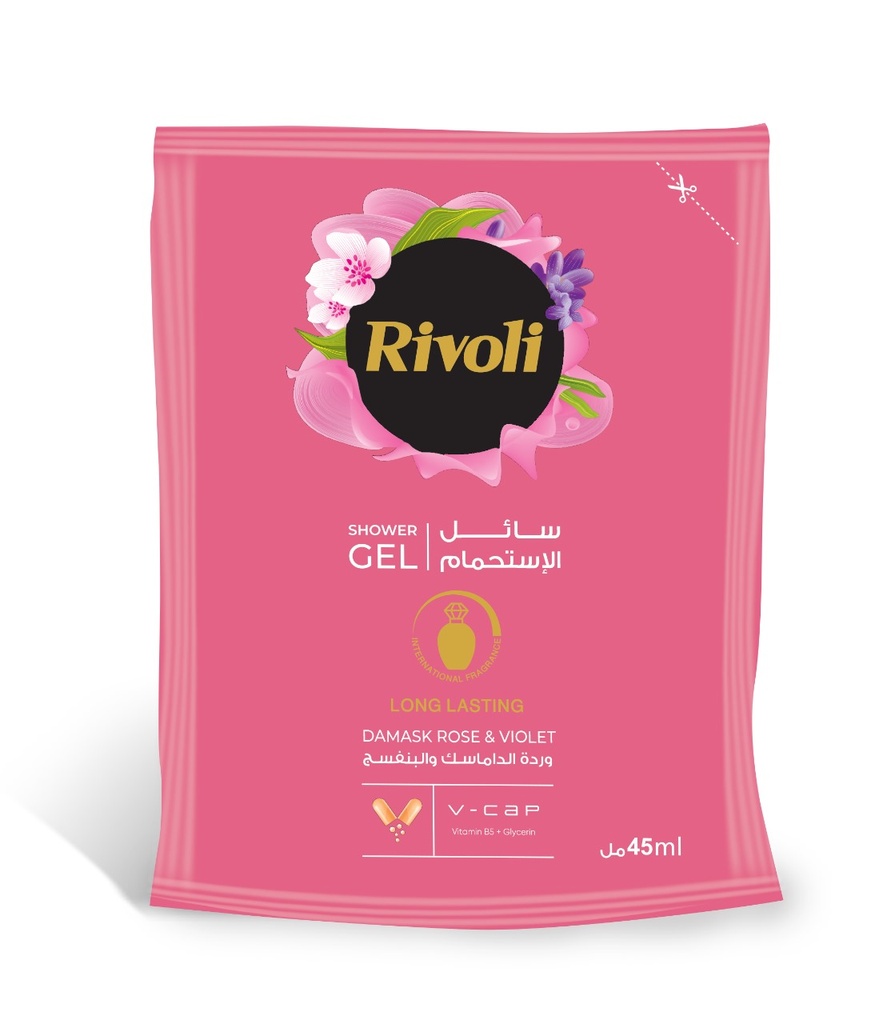 ريفولى شاور جل 45جرام روز