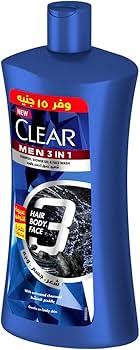 كلير رجالى3*1 شعر وجه جسم  تنظيف نشط 900ملي