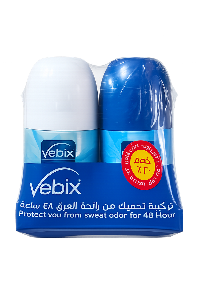 فيبكس 48HR عرص رول اون (ازرق + اخضر )