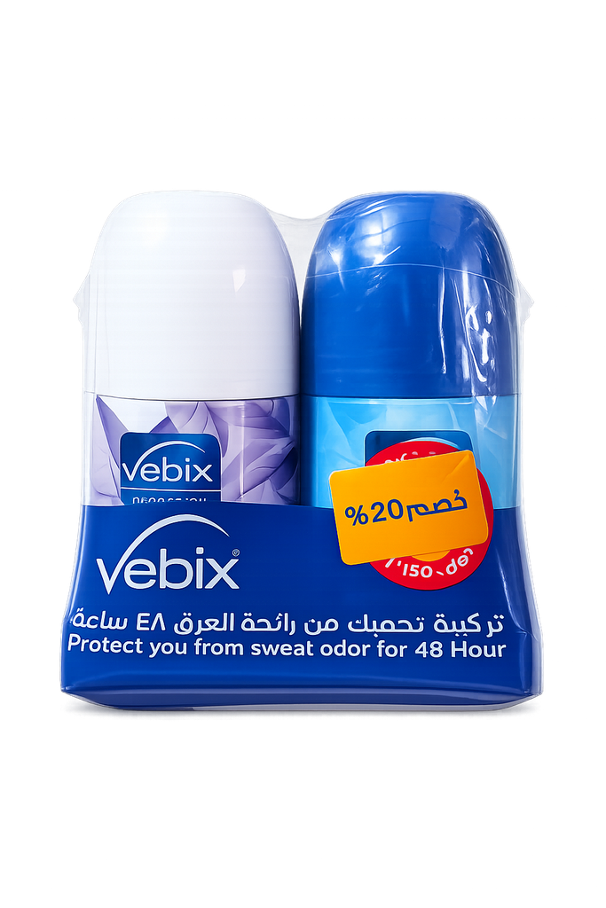 فيبكس 48HR عرص رول اون (ازرق + موف )