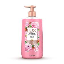 لوكس هاند ووش الورد الناعم وزيت اللوز  500مل