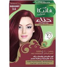 فاتيكا حناء طبيعي بورجاندي 10جم 