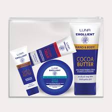 لونا مجموعة ليب ثيرابي 10جم +كريم تشققات 20جم+بادي لوشن 75جم+مرطب بالشايا 60جم